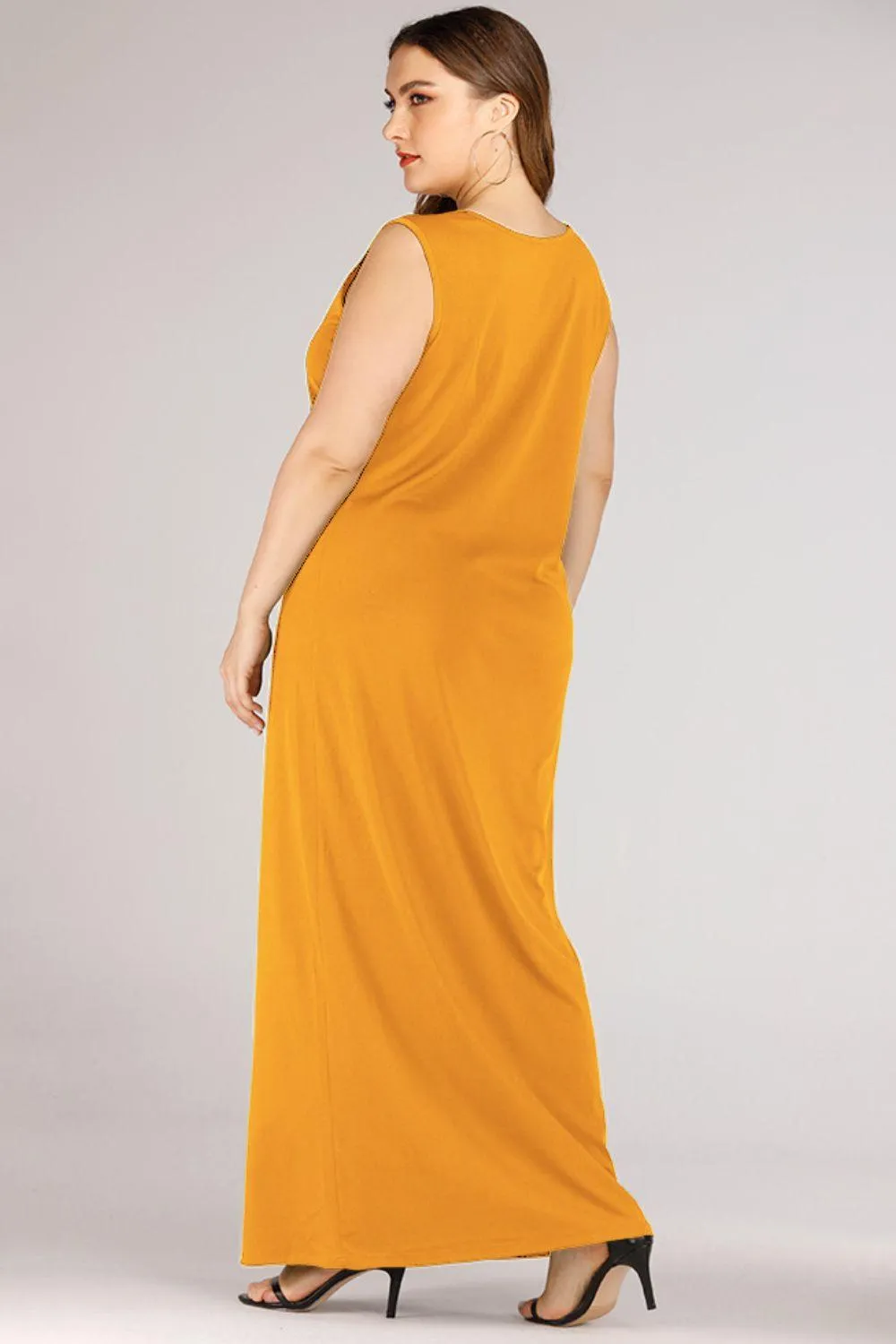 Hazel Blues® | Scoop Neck Maxi Tank Dress