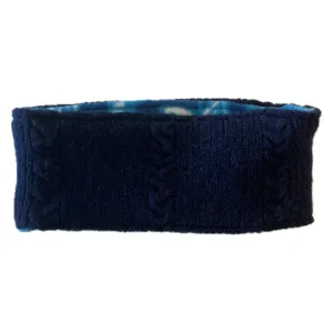 Headband - Navy Cable Knit - 037