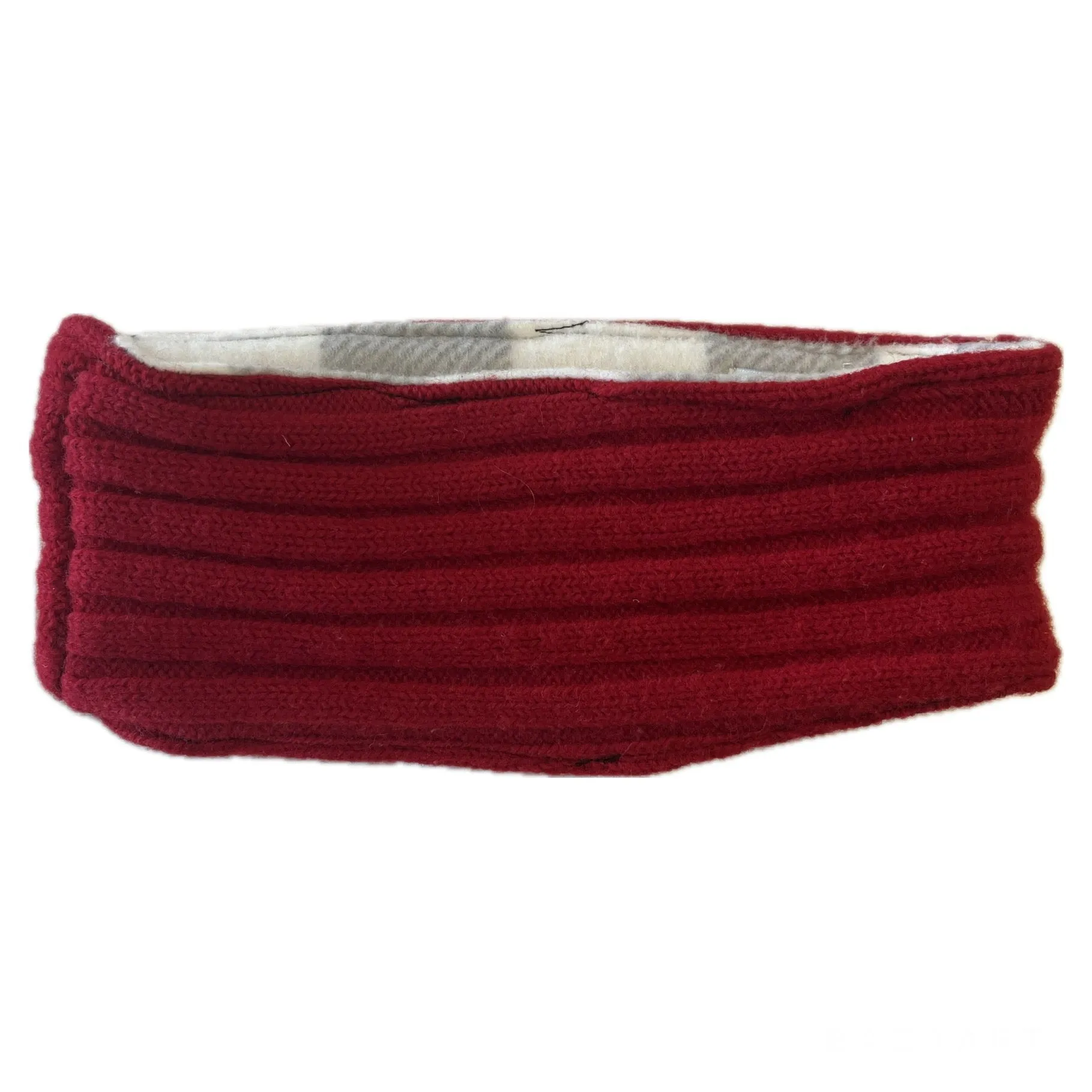 Headband - Red Cable Knit - 042