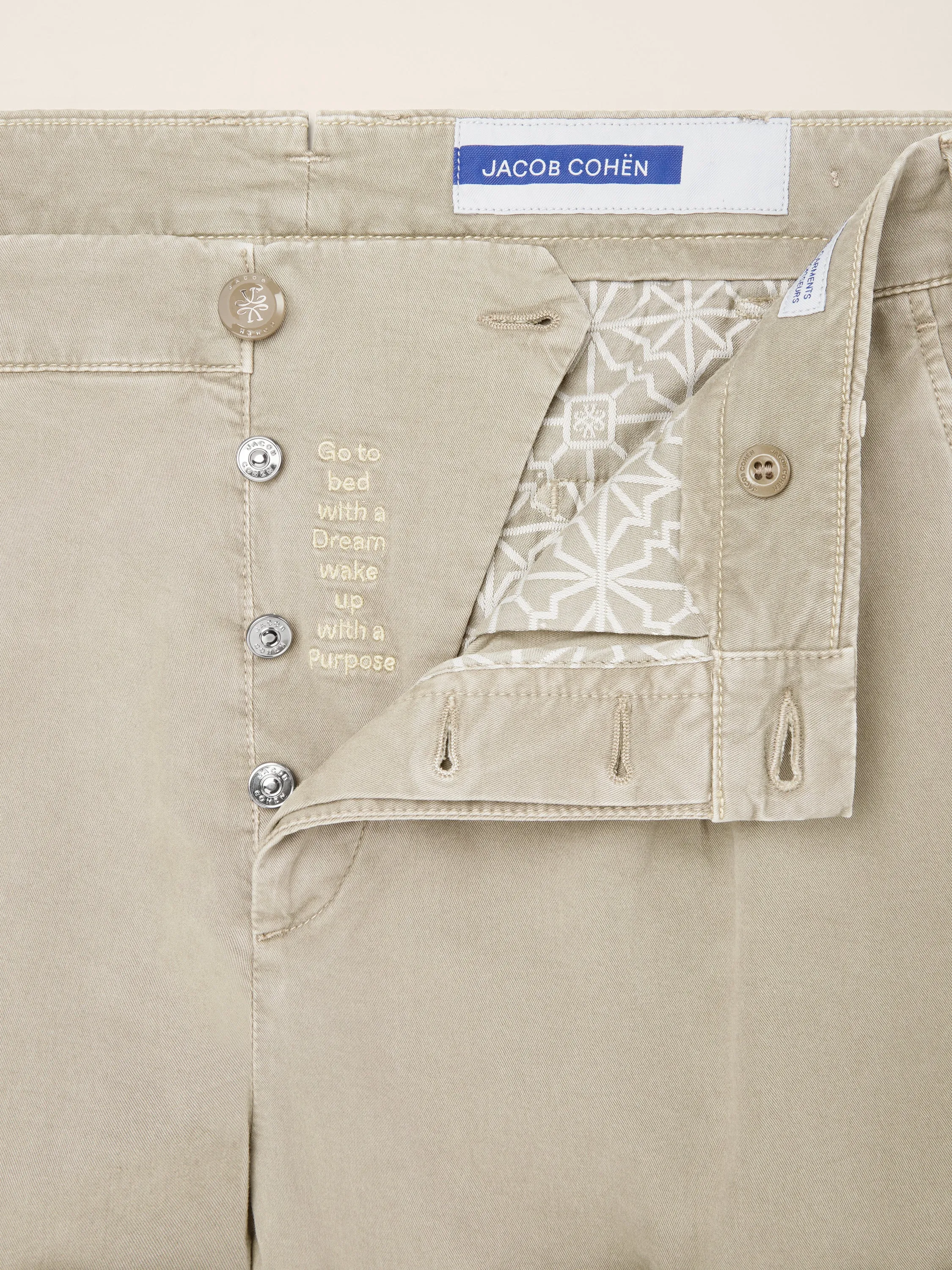 Henry - Pants in Stretch Cotton and Lyocell Gabardine