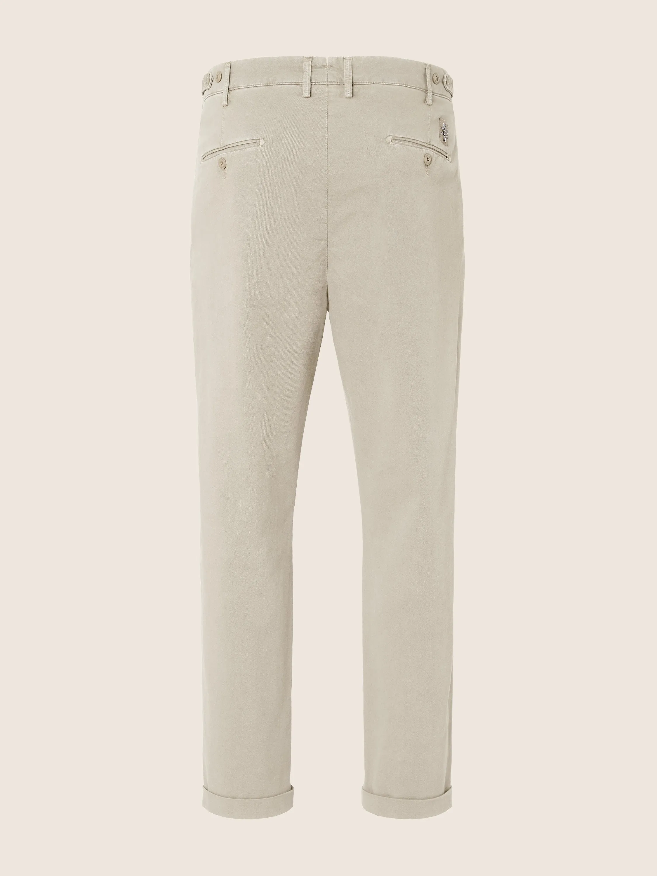 Henry - Pants in Stretch Cotton and Lyocell Gabardine