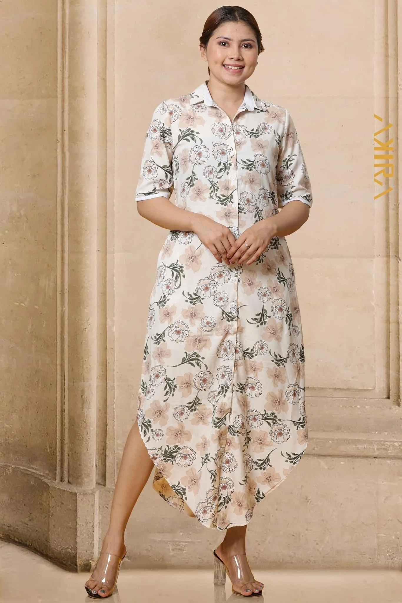 Hesperia Flowery Dress | Kaftan, Bohemian Dress, Floral Dress, Boho Maxi Dress