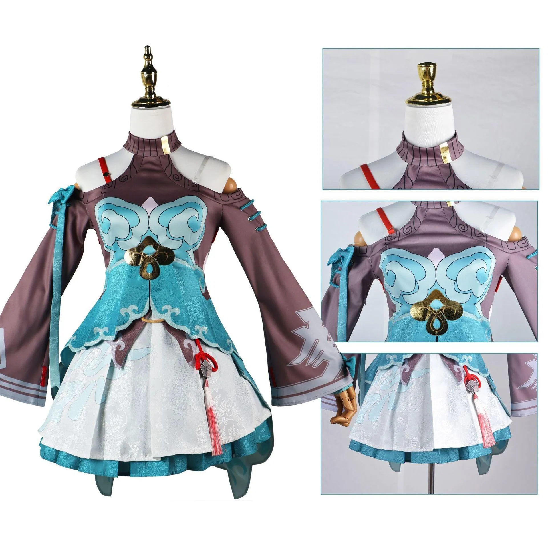 Honkai: Star Rail Qingque Cosplay Costume 2