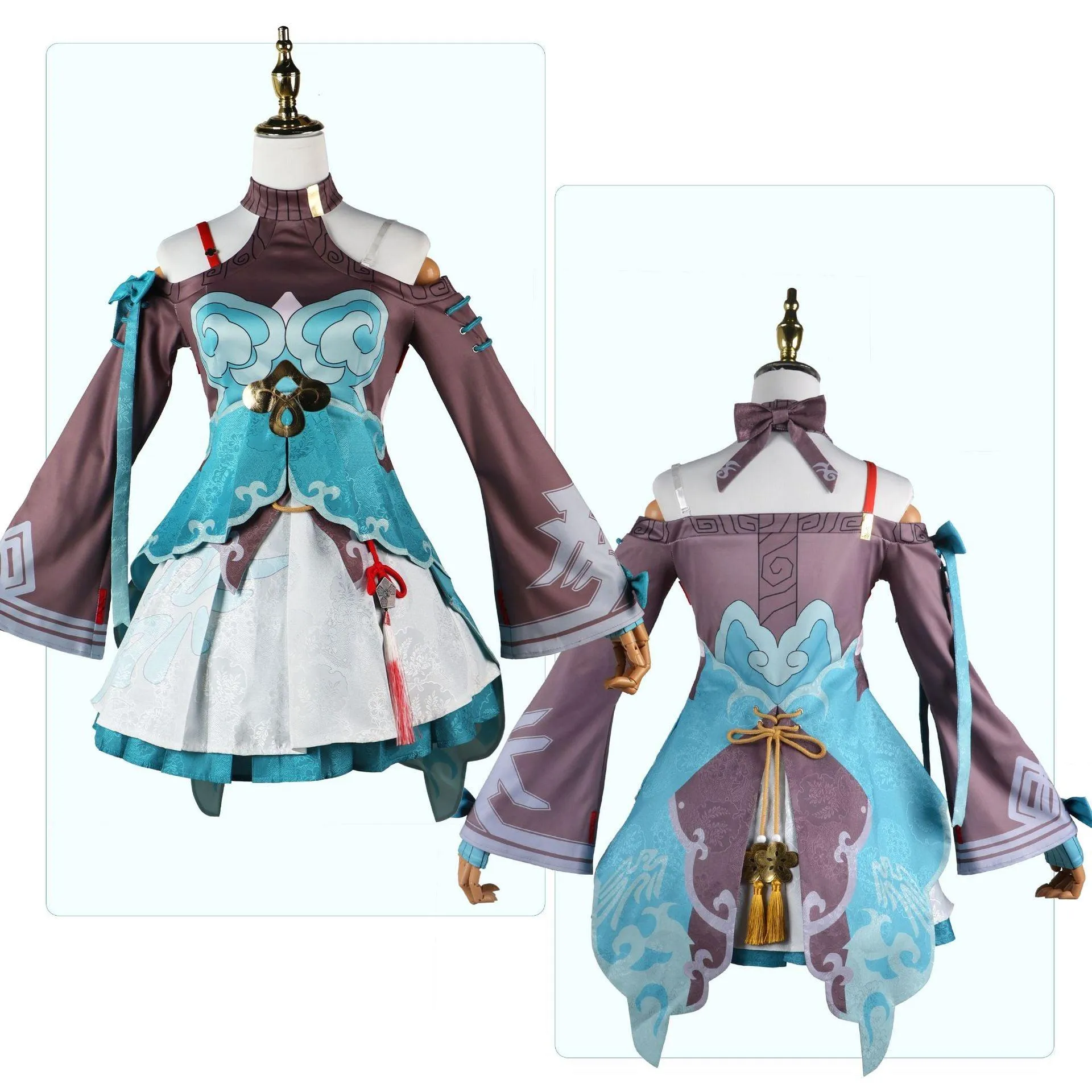 Honkai: Star Rail Qingque Cosplay Costume 2
