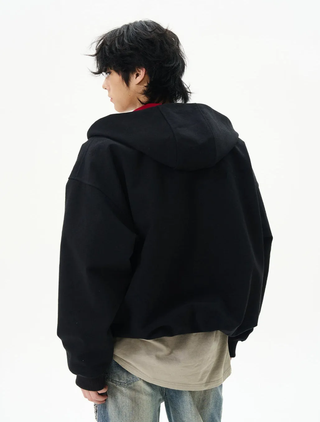 Hooded Denim Jacket