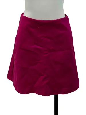 Hot Pink Flare Mini Skirt