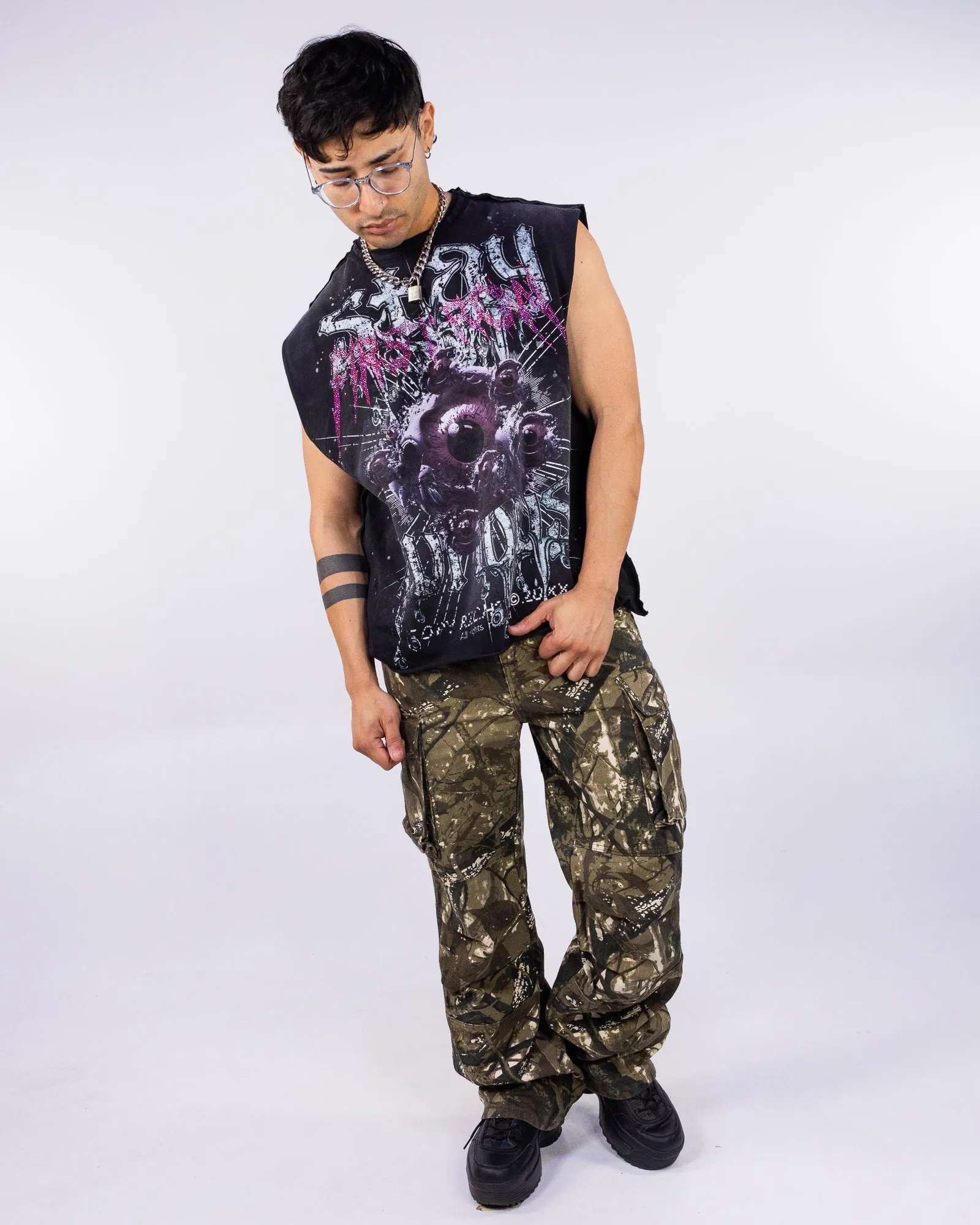 In Hiding Camo Baggy Unisex Cargo Pants