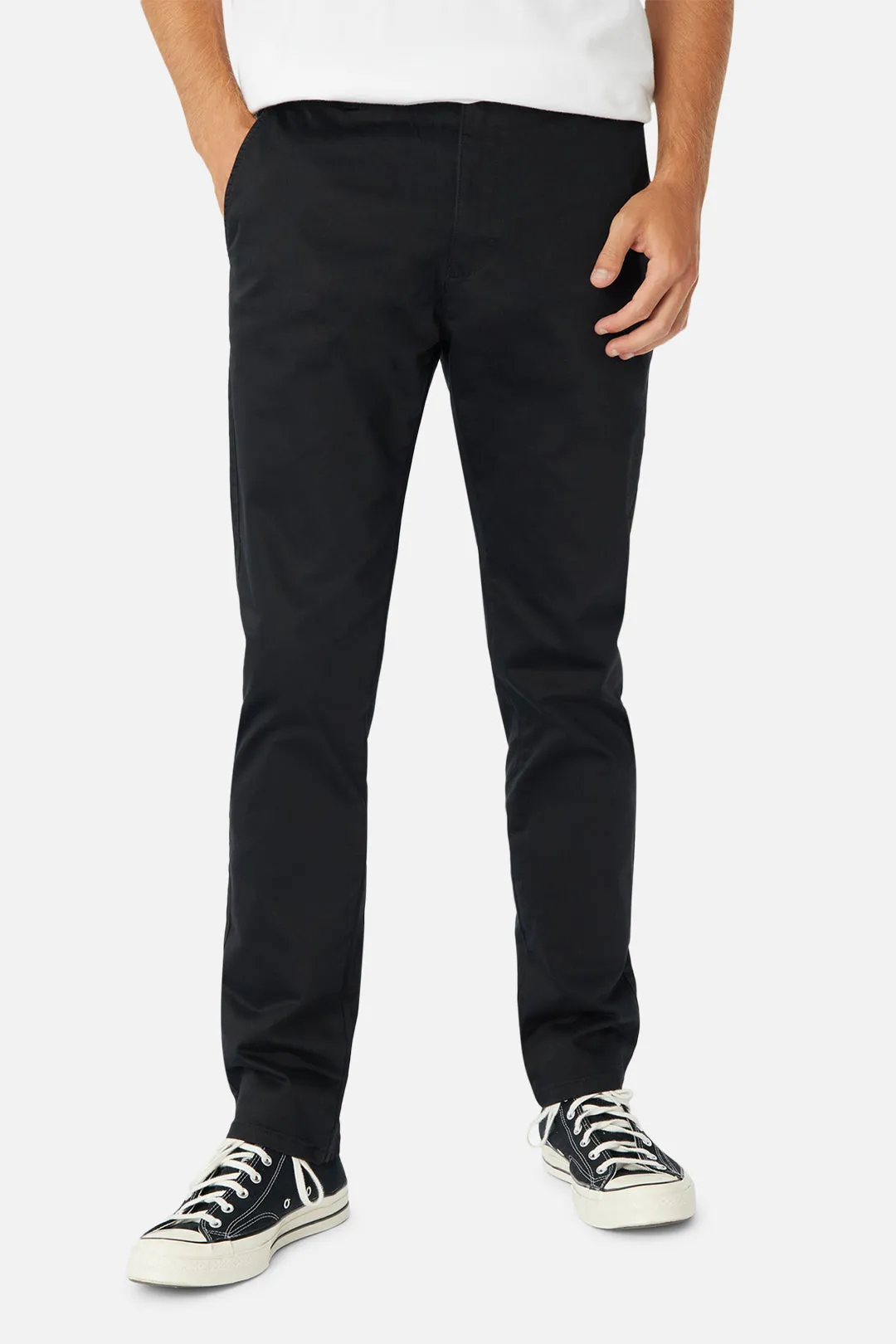 INDUSTRIE THE REGULAR CUBA CHINO PANT BLACK