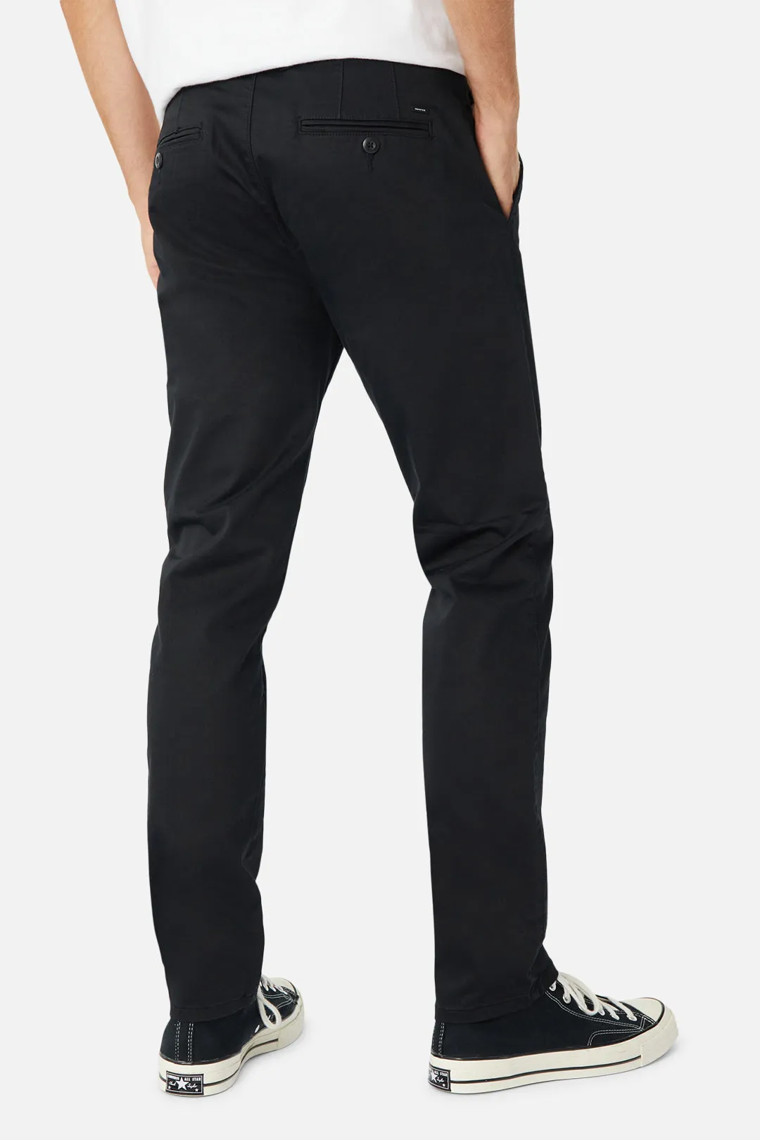 INDUSTRIE THE REGULAR CUBA CHINO PANT BLACK
