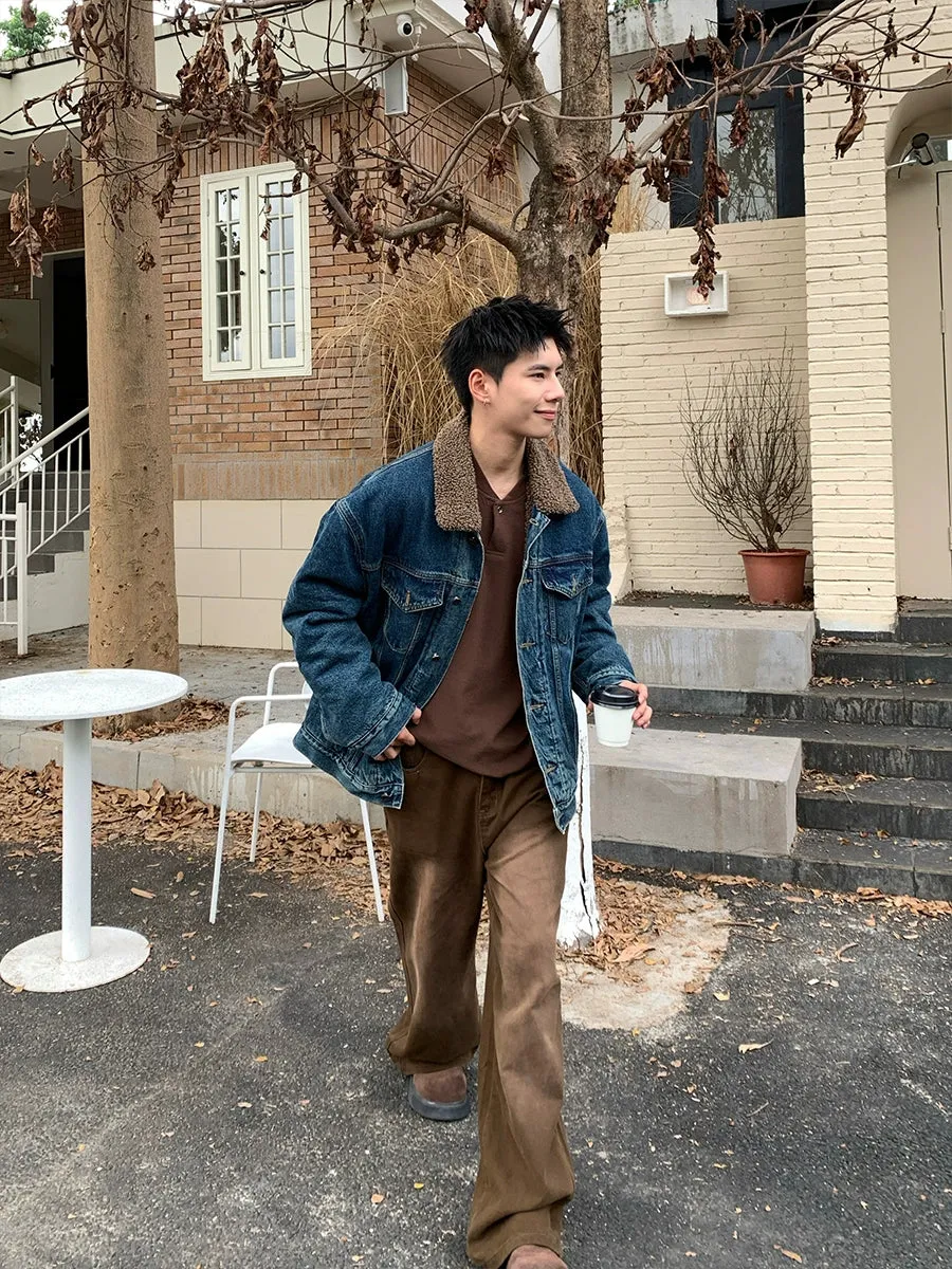 Insulated Sherpa Lining Denim Jacket
