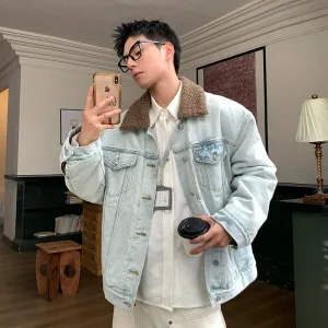 Insulated Sherpa Lining Denim Jacket