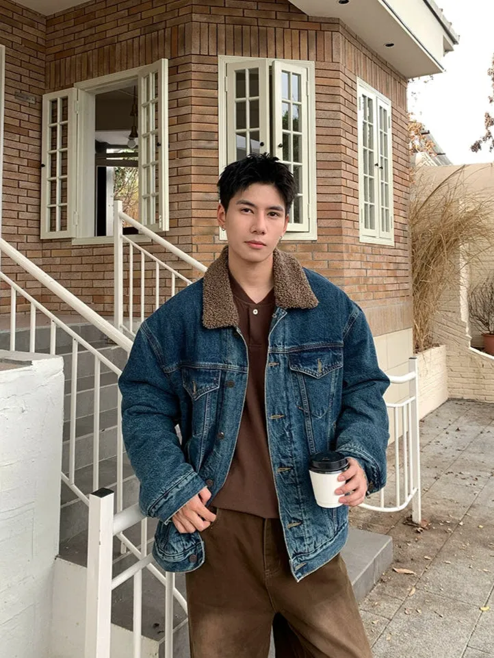 Insulated Sherpa Lining Denim Jacket