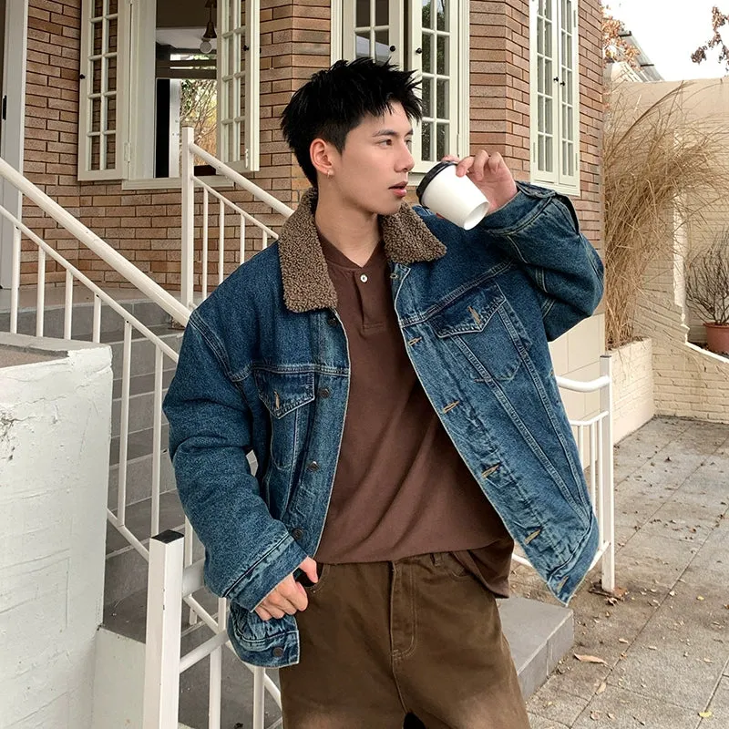 Insulated Sherpa Lining Denim Jacket