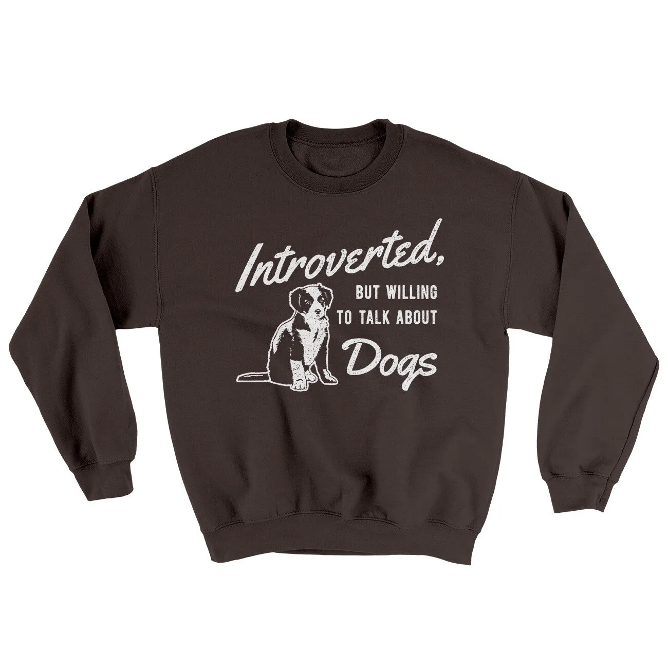 Introverted But Willing To Talk About Dogs Ugly Sweater