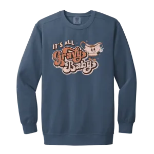 It’s All Gravy, Baby Comfort Colors Crewneck Sweatshirt – Cozy Thanksgiving Vibes with a Fun Twist!