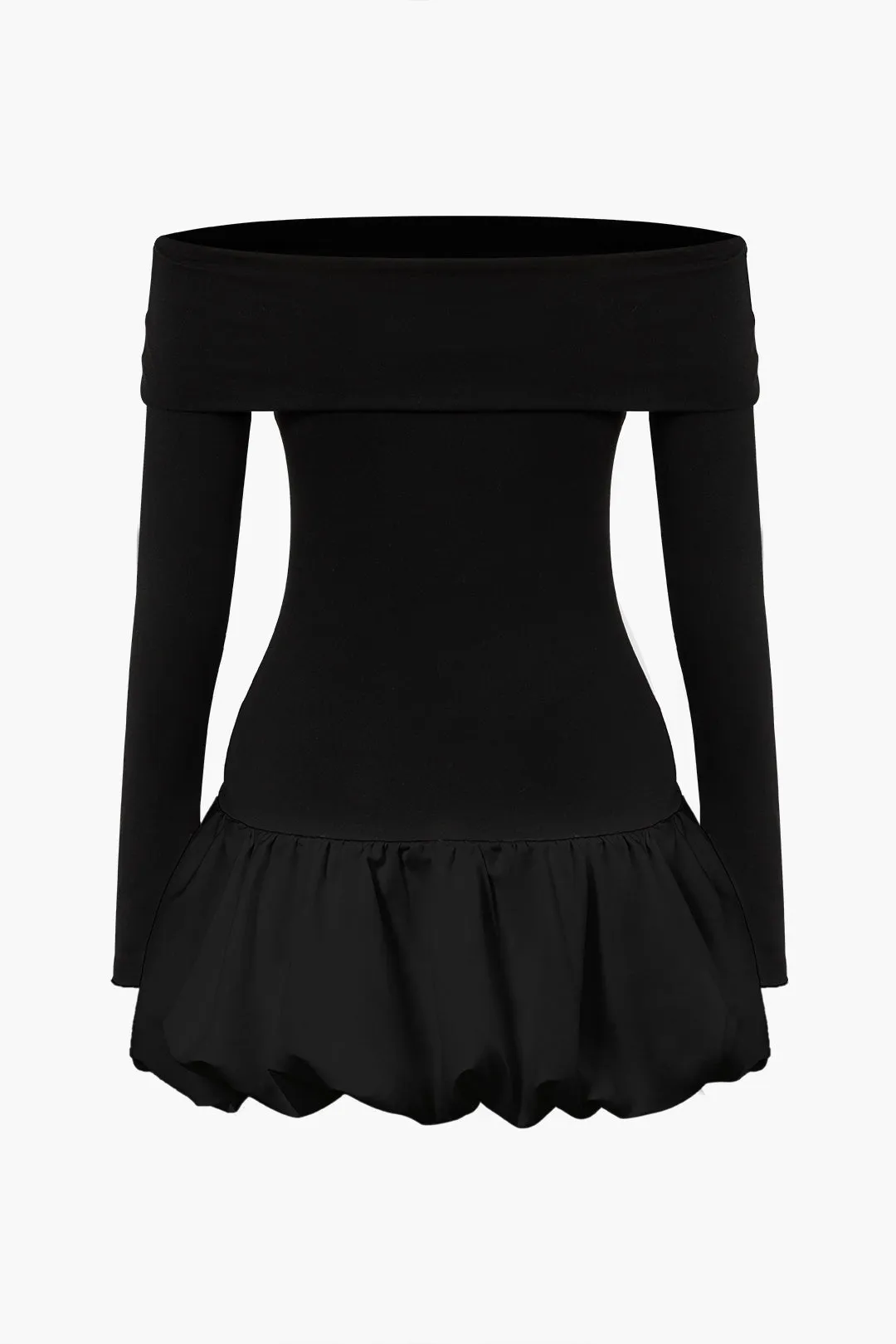 Jade - Off Shoulder Patchwork Woman's Mini Dress