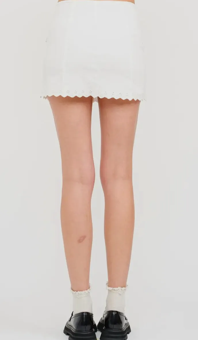 Jaelynn Off White Skirt