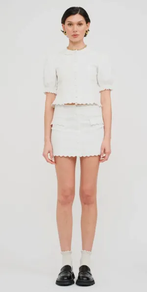 Jaelynn Off White Skirt