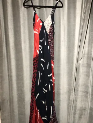 JOIE Spaghetti Strap V Neck Maxi Dress (Navy, Red, White)