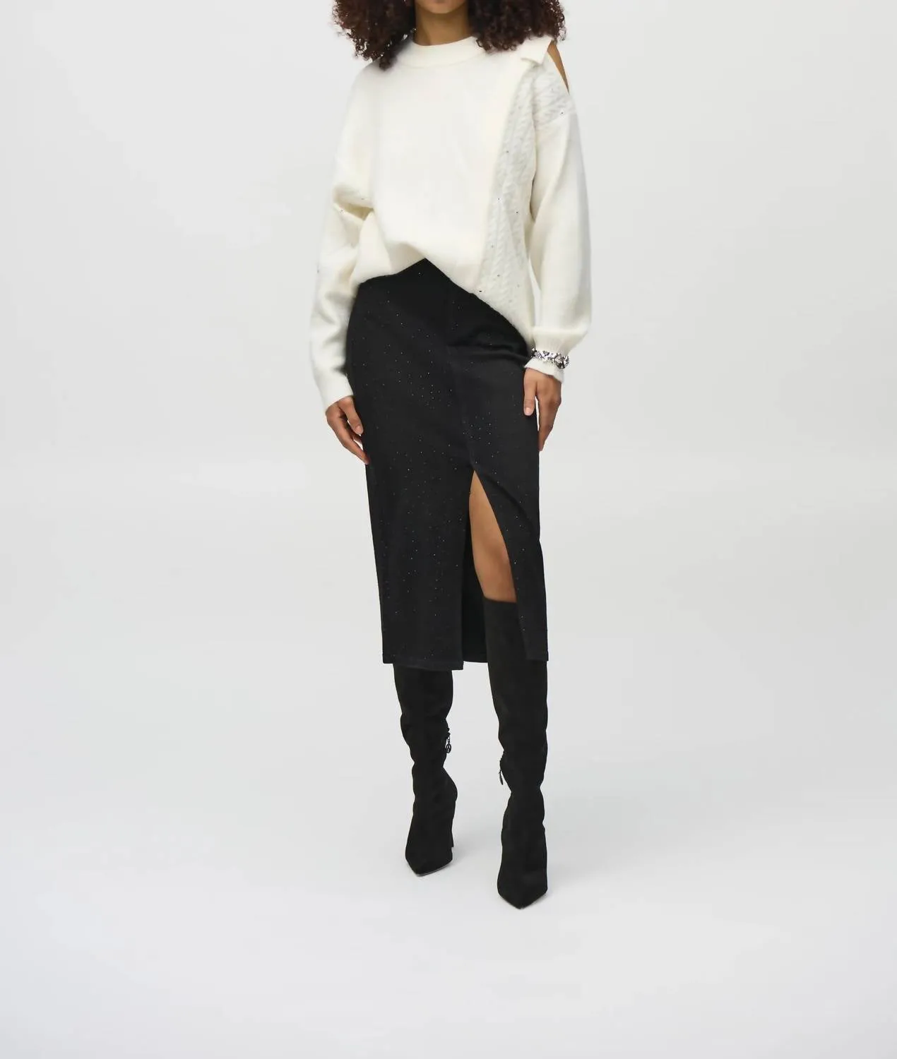 Joseph Ribkoff - Studded Skirt