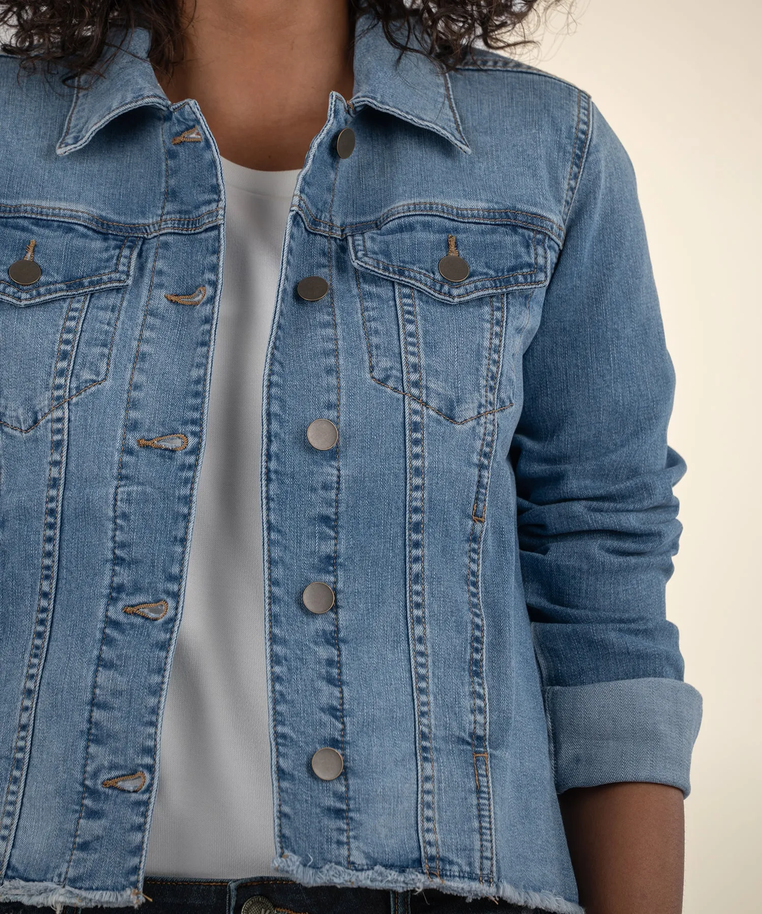 Julia Crop Denim Jacket
