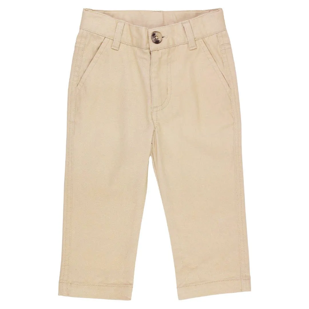 Khaki Stretch Chino Pants