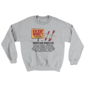 Kickin' Wing's Fireworks Ugly Sweater
