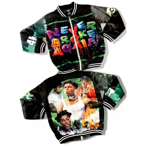 Kids Green NBA Youngboy Bomber