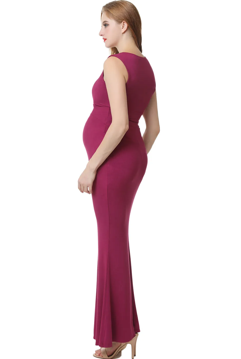 Kimi   Kai Maternity "Edrei" Mermaid Maxi Dress