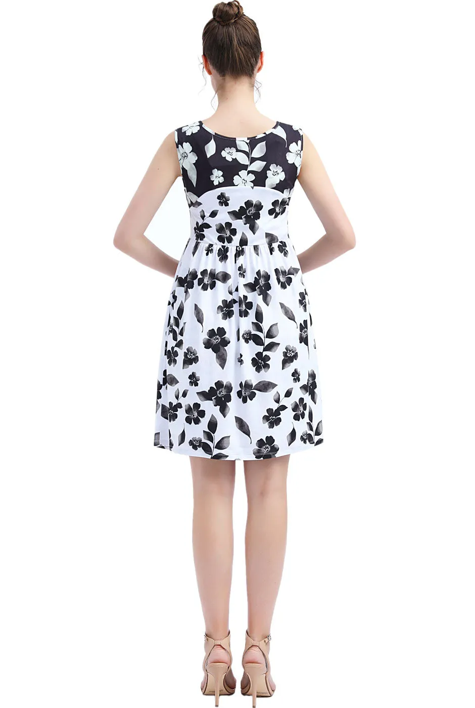 Kimi   Kai Maternity "Eliana" Skater Dress
