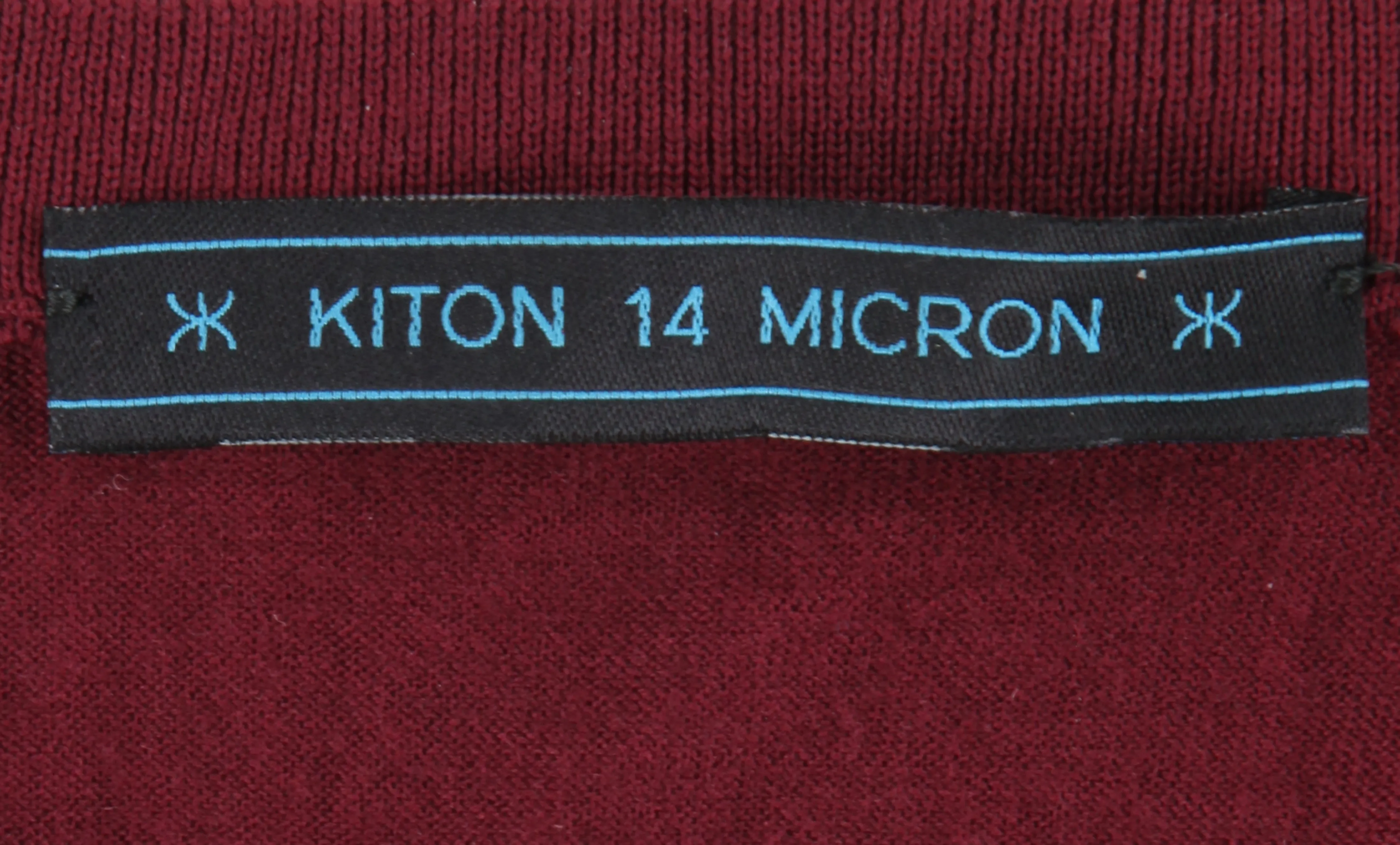 Kiton Burgundy Red Crewneck Sweater
