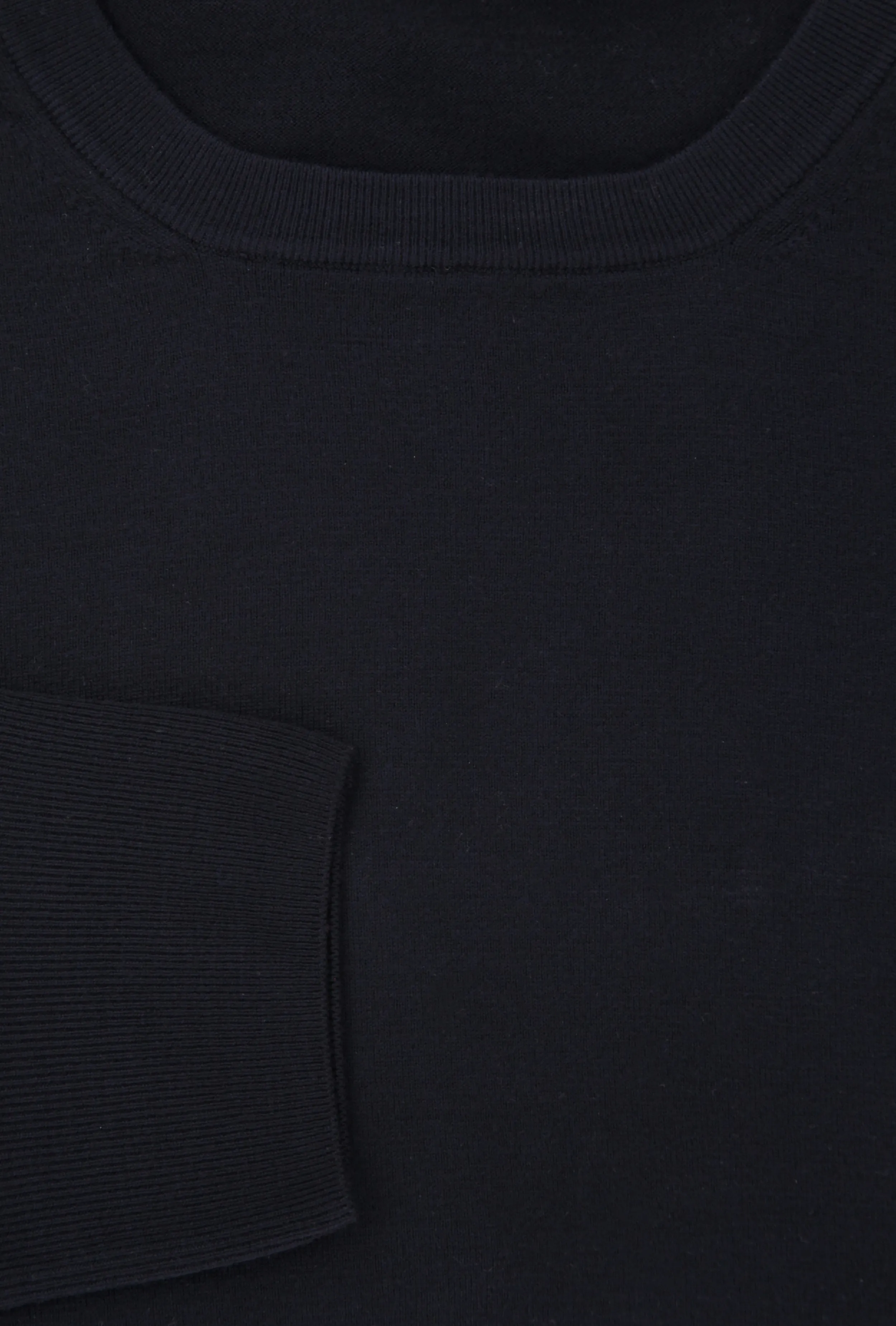 Kiton Midnight Navy Blue Crewneck Sweater