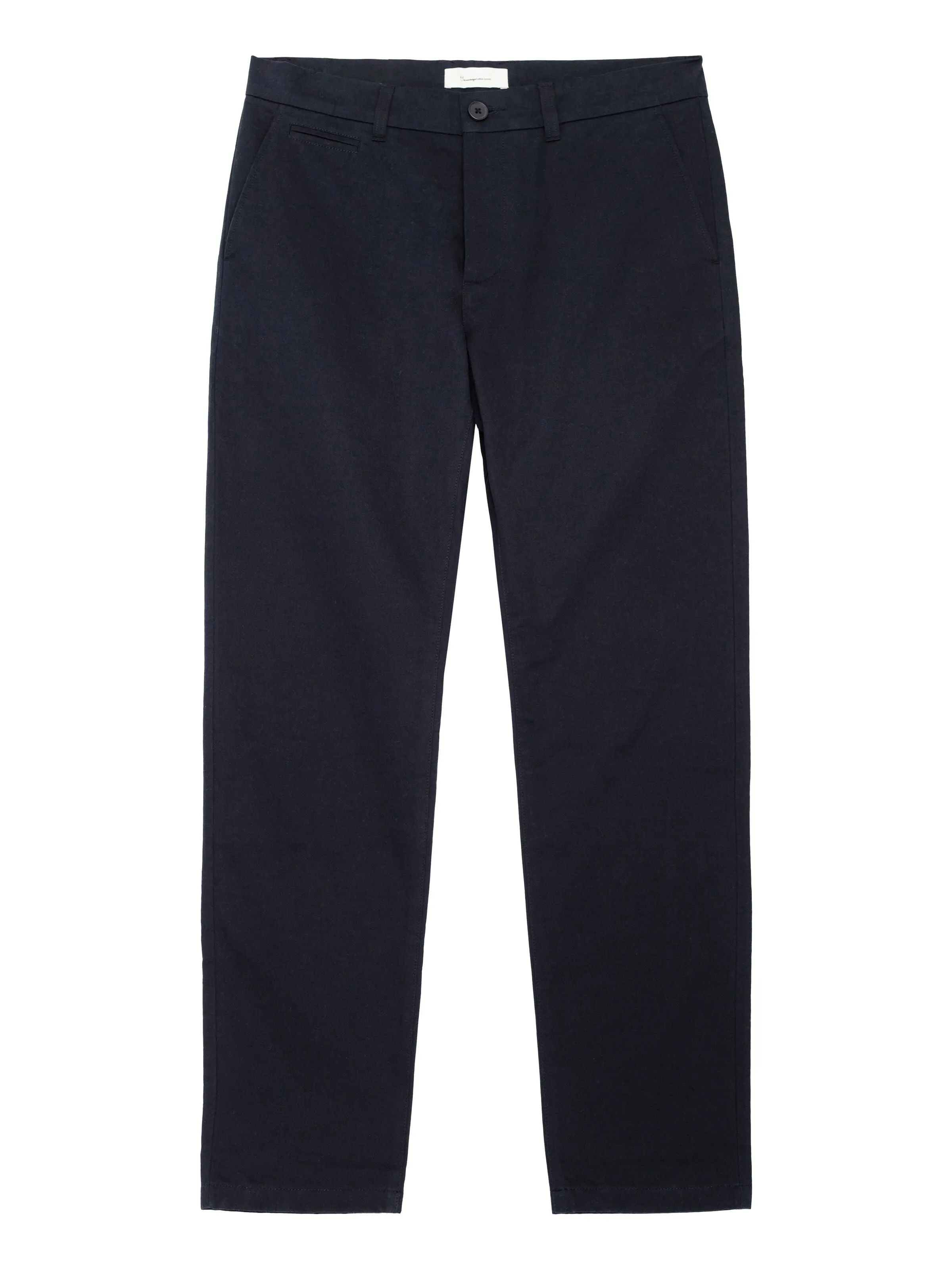 KNOWLEDGE COTTON APPAREL Chuck Regular Chino Twill Pants black jet