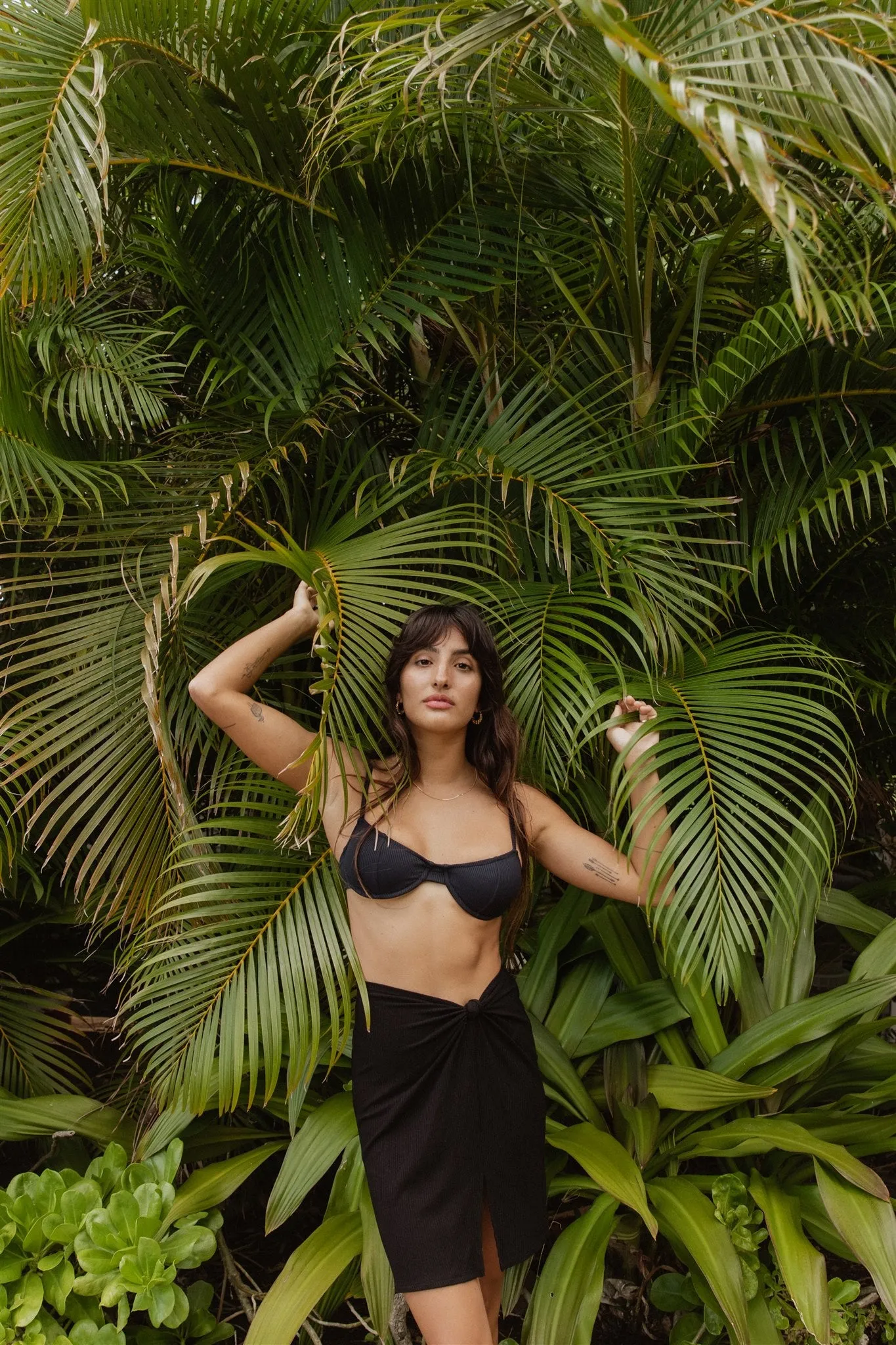 Koy Laguna Rib Twisted Mini Skirt