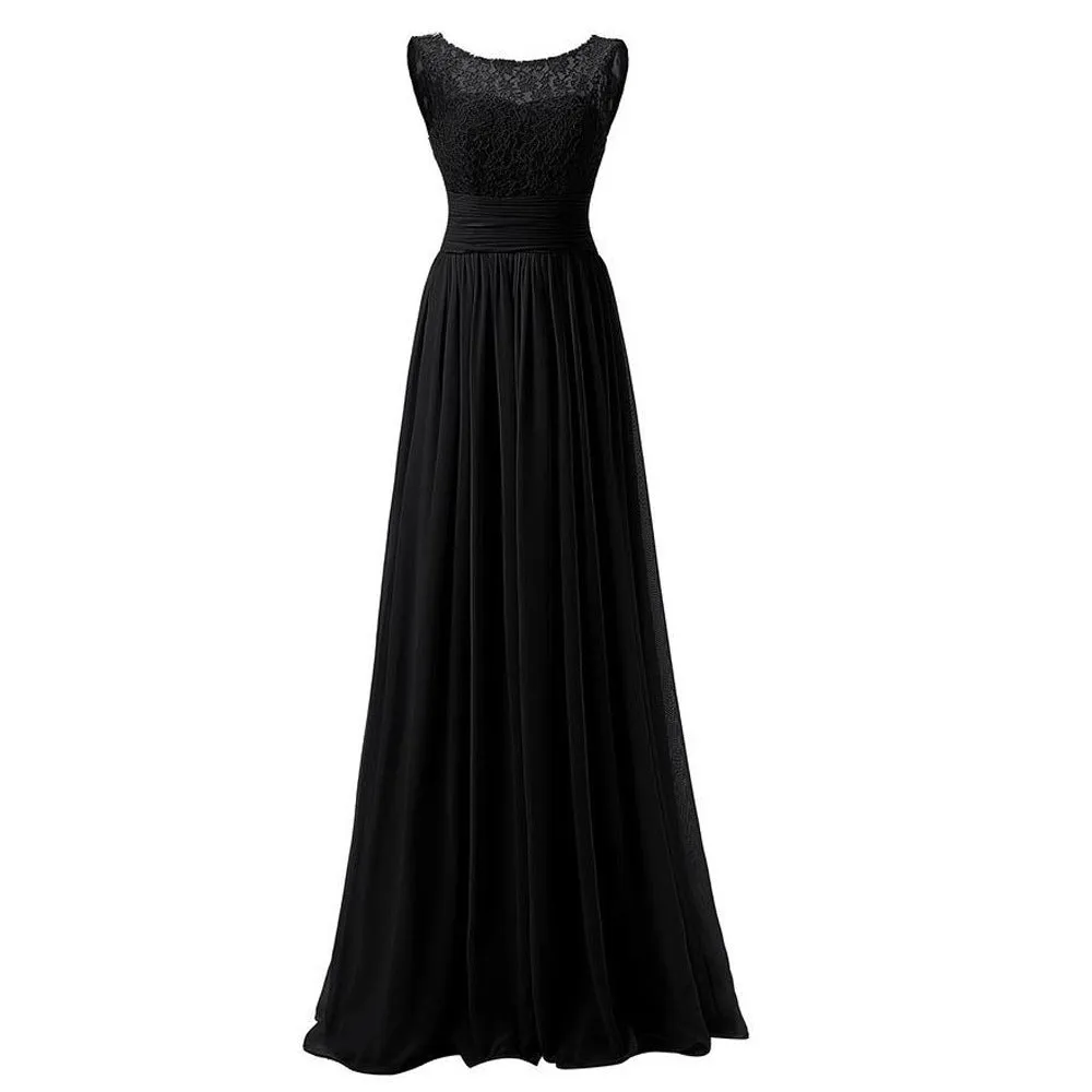 Lace Bridesmaid Dress Long Prom Wedding Maxi Dress Bodycon Party Dress