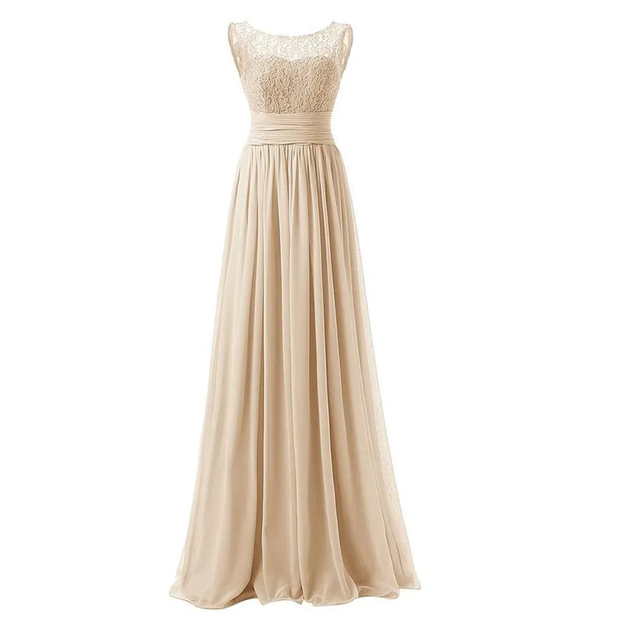 Lace Bridesmaid Dress Long Prom Wedding Maxi Dress Bodycon Party Dress