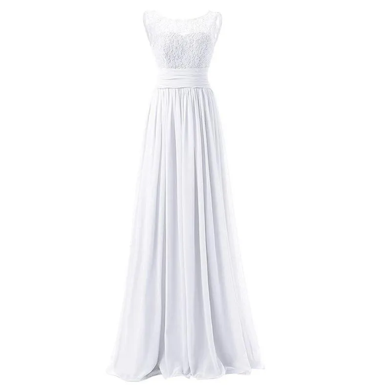 Lace Bridesmaid Dress Long Prom Wedding Maxi Dress Bodycon Party Dress