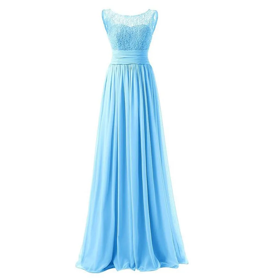 Lace Bridesmaid Dress Long Prom Wedding Maxi Dress Bodycon Party Dress