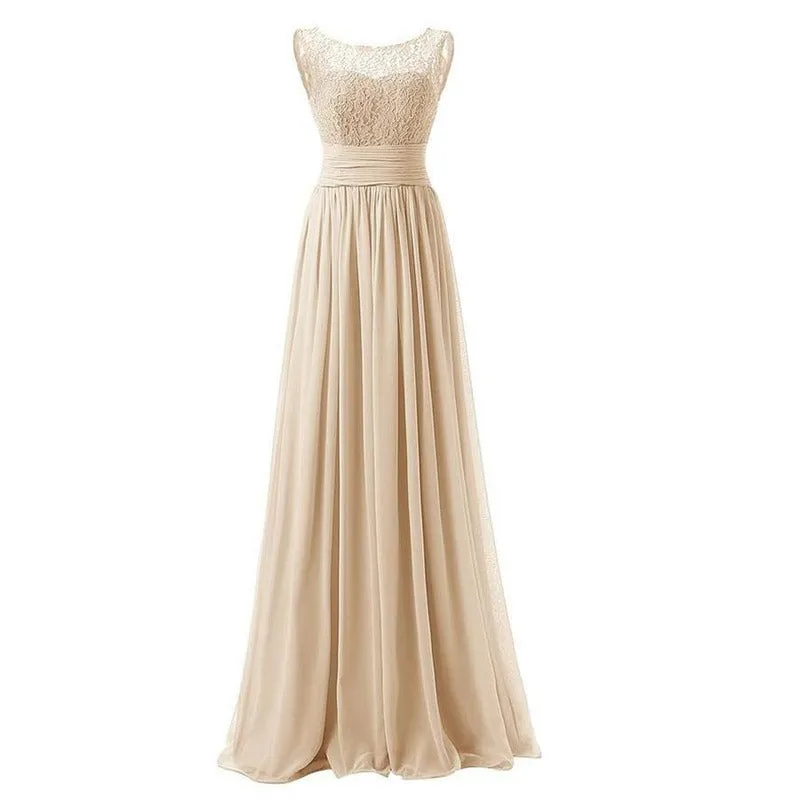 Lace Bridesmaid Dress Long Prom Wedding Maxi Dress Bodycon Party Dress