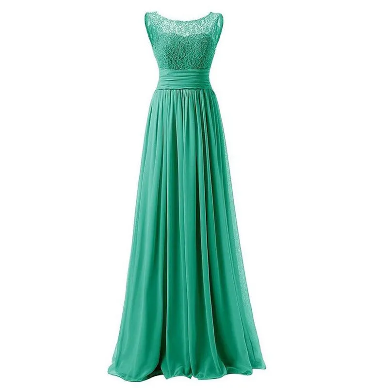 Lace Bridesmaid Dress Long Prom Wedding Maxi Dress Bodycon Party Dress