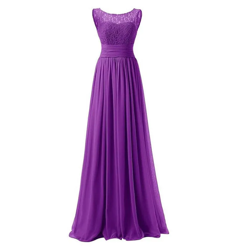 Lace Bridesmaid Dress Long Prom Wedding Maxi Dress Bodycon Party Dress