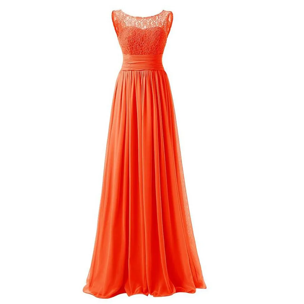 Lace Bridesmaid Dress Long Prom Wedding Maxi Dress Bodycon Party Dress