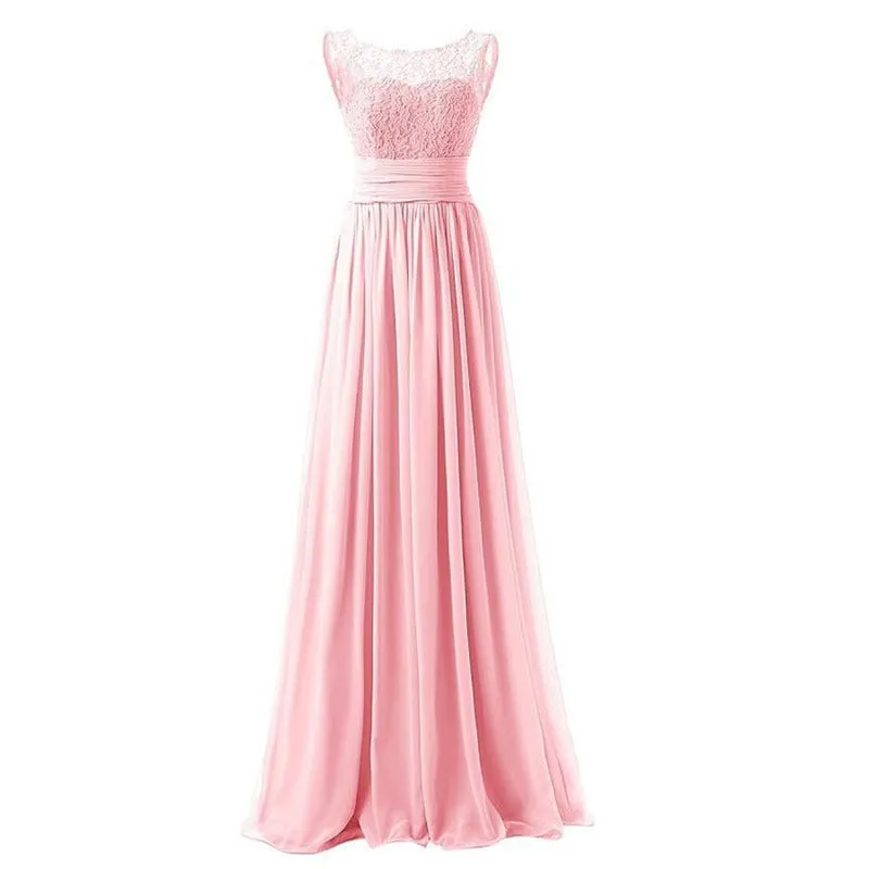 Lace Bridesmaid Dress Long Prom Wedding Maxi Dress Bodycon Party Dress