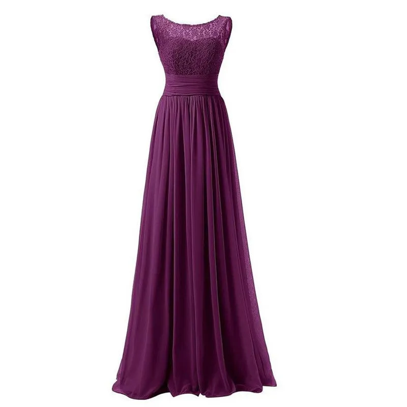 Lace Bridesmaid Dress Long Prom Wedding Maxi Dress Bodycon Party Dress