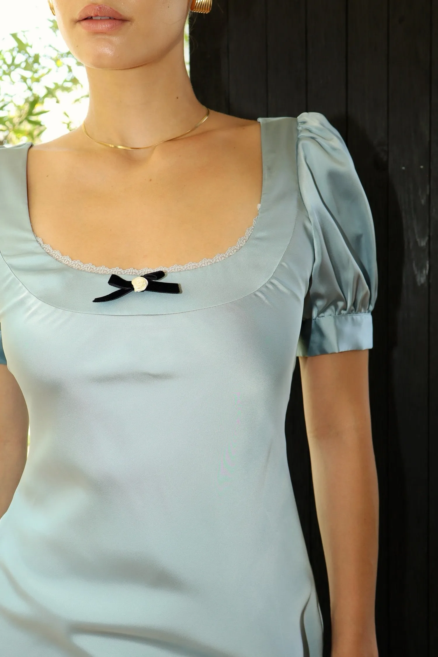 Laurel Satin Maxi Dress
