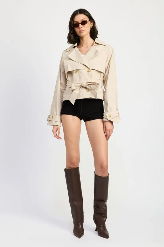 Layered Trench Jacket