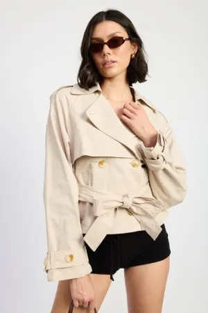 Layered Trench Jacket