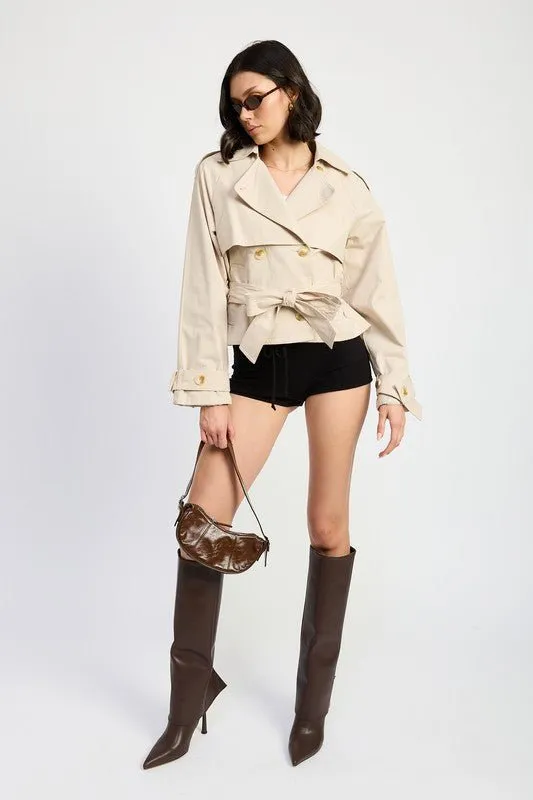 Layered Trench Jacket