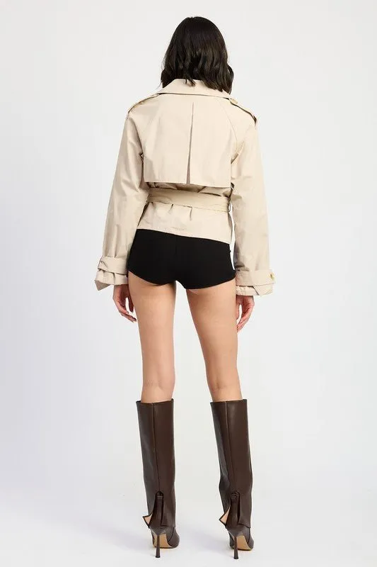 Layered Trench Jacket