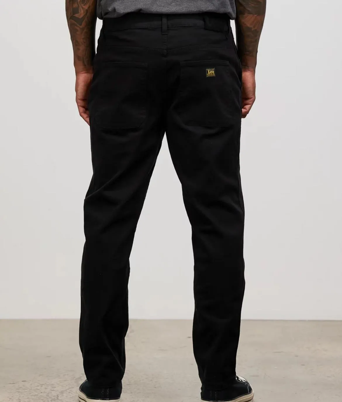 Lee Z-Square Drill Pants Relaxed Fit Black Size 30 (New)